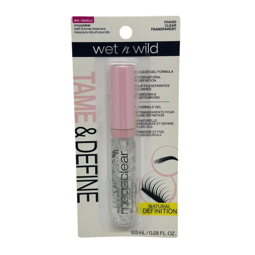 Wet n Wild MegaClear Lash & Brow‎ Mascara Transparent Tame & Define NEW 80 Chars